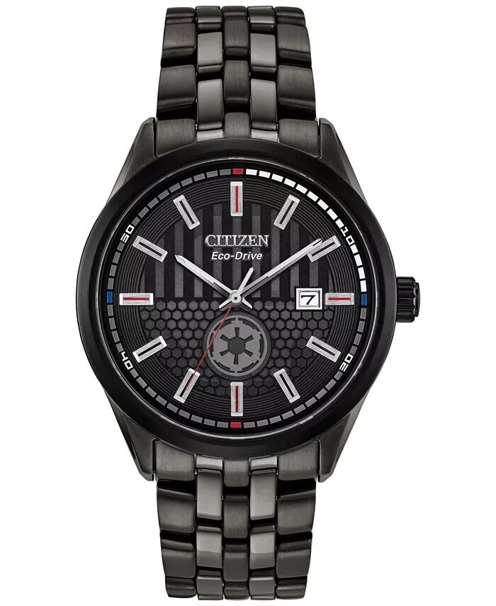 Мужские часы Eco-Drive со звездными войнами Дарта Вейдера, черные часы-браслет из нержавеющей стали, 41 мм, подарочный набор Citizen
Мужские часы Eco-Drive со звездными войнами Дарта Вейдера, черные часы-браслет из нержавеющей стали, 41 мм, подарочный набор Citizen
