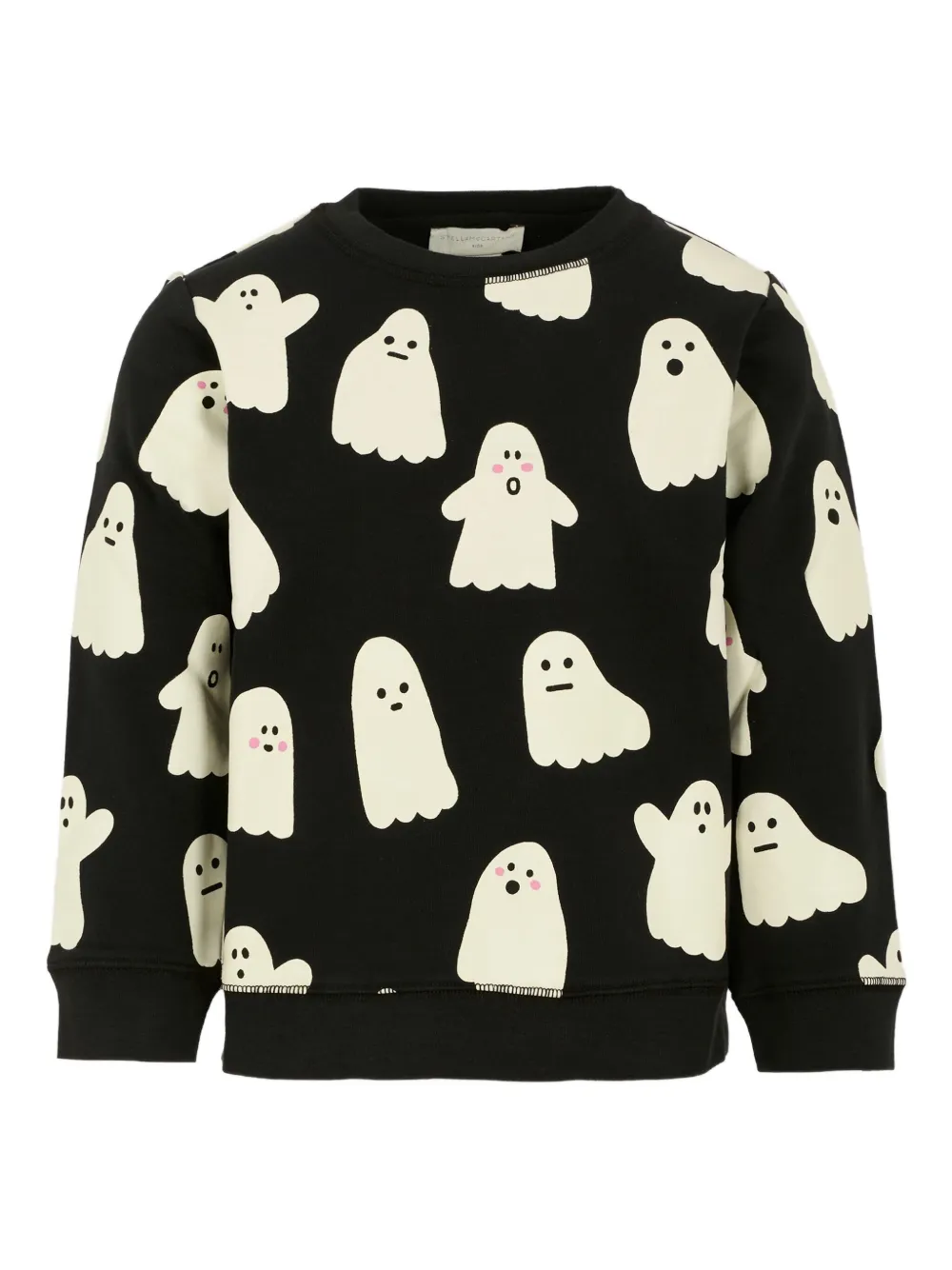 Свитшот с принтом-призраком Stella McCartney Kids, черный
Свитшот с принтом-призраком Stella McCartney Kids, черный