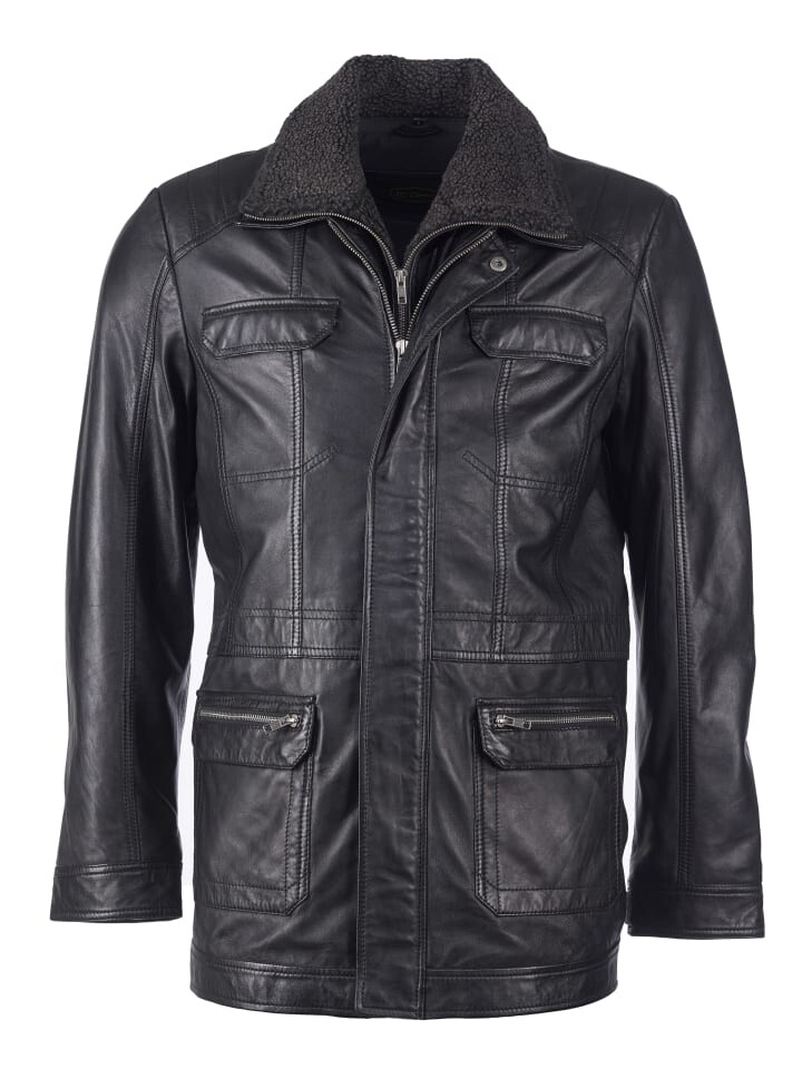 Кожаная куртка JCC Ledermantel 41607, черный
Кожаная куртка JCC Ledermantel 41607, черный