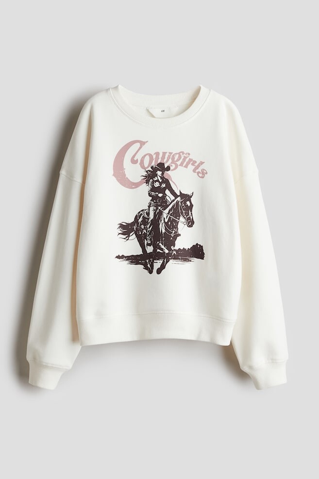 Толстовка с мотивом H&M, белый
Толстовка с мотивом H&M, белый