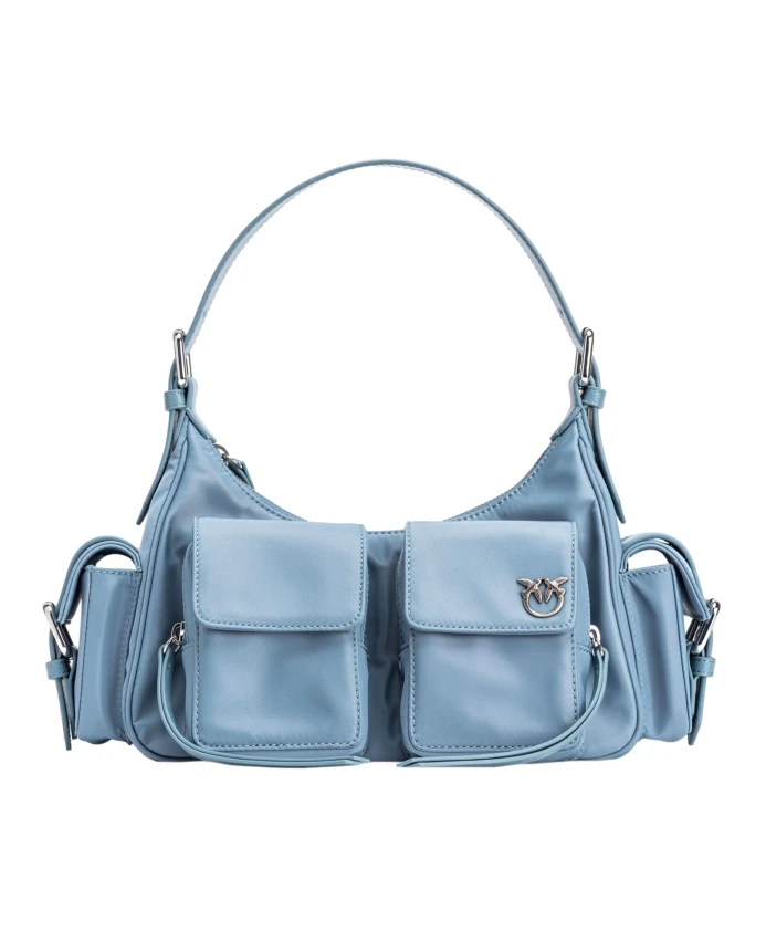 Багажная сумка из переработанного нейлона Pinko, синий
Багажная сумка из переработанного нейлона Pinko, синий