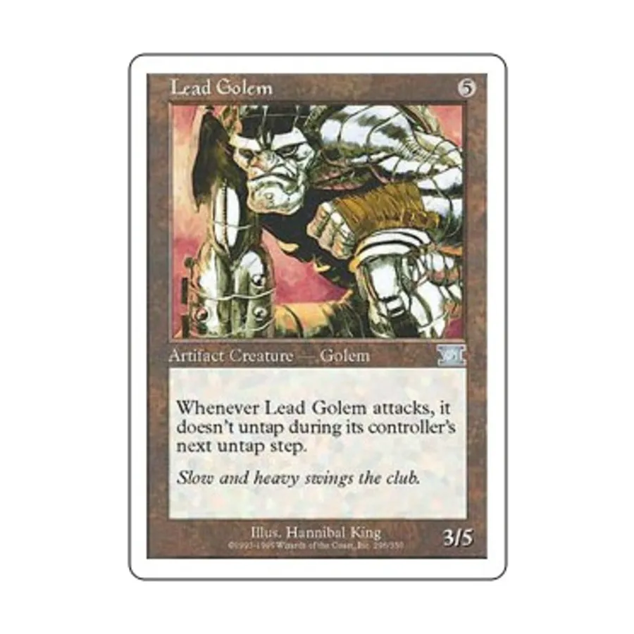 CCG Свинцовый голем (U), MTG - 6th Edition (Classic)
CCG Свинцовый голем (U), MTG - 6th Edition (Classic)