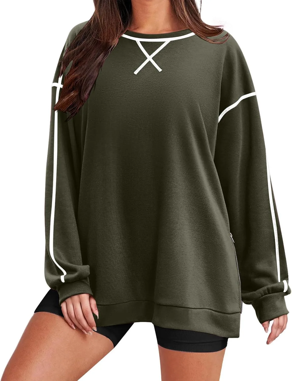 Женский худи с молнией сбоку
Женский худи с молнией сбоку