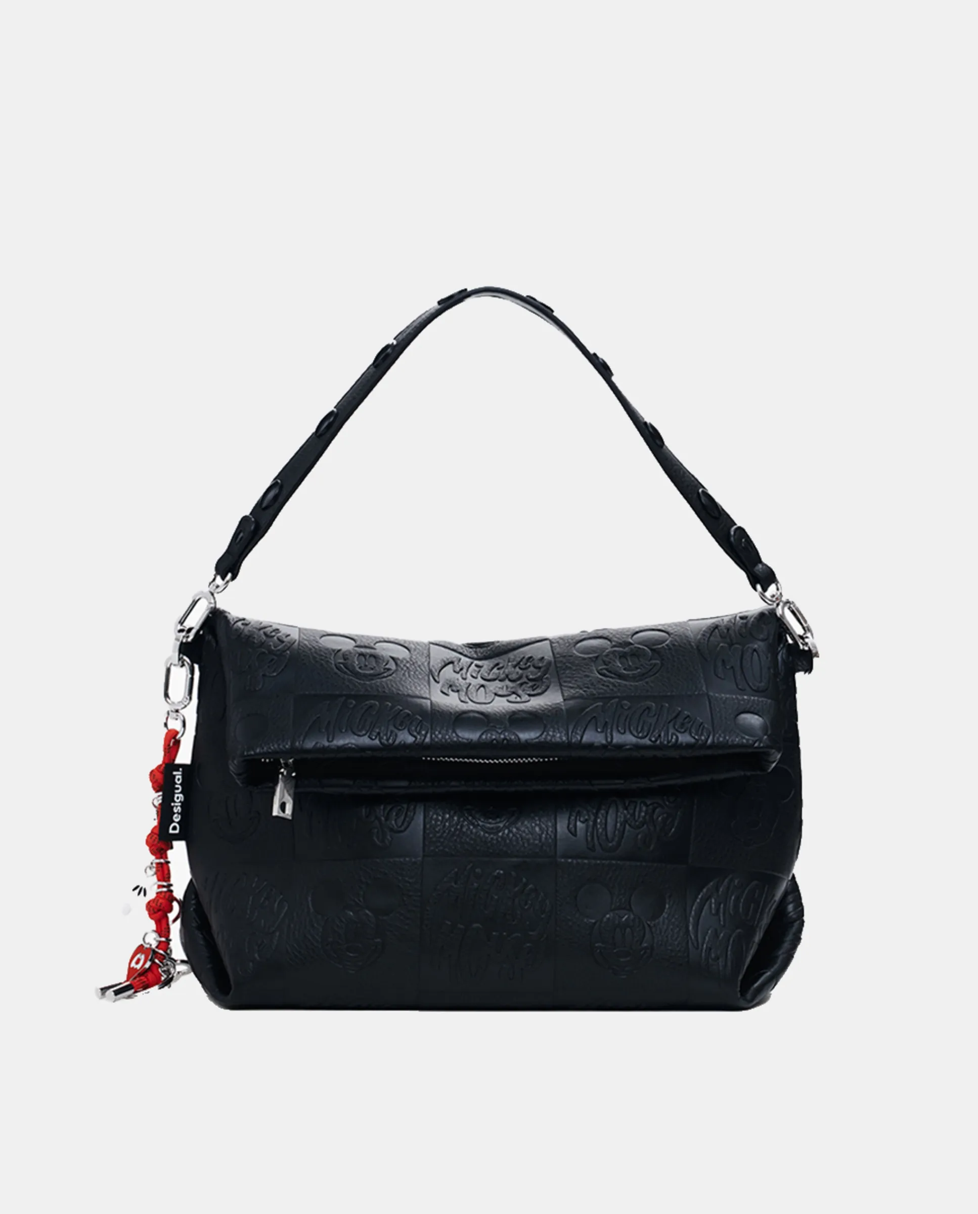 Средняя сумка с эффектом кожи Микки Desigual, черный 
Средняя сумка с эффектом кожи Микки Desigual, черный