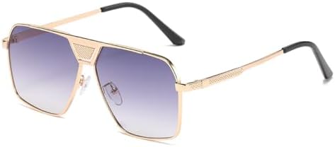 Прямоугольные солнцезащитные очки, модные для женщин, винтажные квадратные металлические солнцезащитные очки для улицы, защита от УФ-излучения UV400 MTZJH, Gold Gradient
Прямоугольные солнцезащитные очки, модные для женщин, винтажные квадратные металлические солнцезащитные очки для улицы, защита от УФ-излучения UV400 MTZJH, Gold Gradient