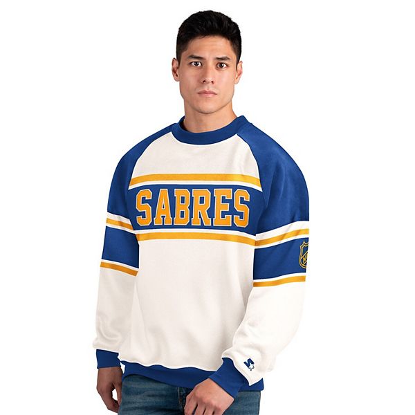 Мужской белый свитшот Buffalo Sabres Defense Fleece Starter
Мужской белый свитшот Buffalo Sabres Defense Fleece Starter