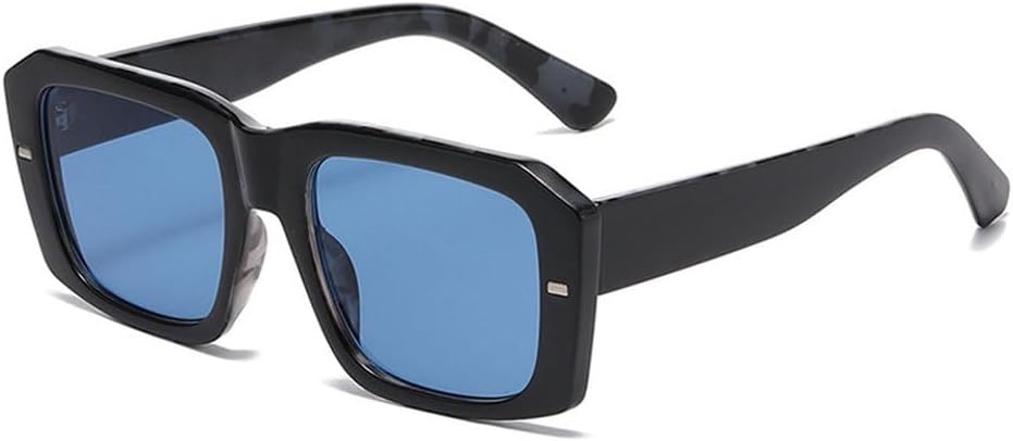 Популярные модные квадратные женские солнцезащитные очки в винтажном стиле с заклепками, панк-стиль, мужские сине-зеленые очки с защитой от УФ-излучения UV400 и прозрачными линзами SKFGNX, Black Pattern Blue
Популярные модные квадратные женские солнцезащитные очки в винтажном стиле с заклепками, панк-стиль, мужские сине-зеленые очки с защитой от УФ-излучения UV400 и прозрачными линзами SKFGNX, Black Pattern Blue