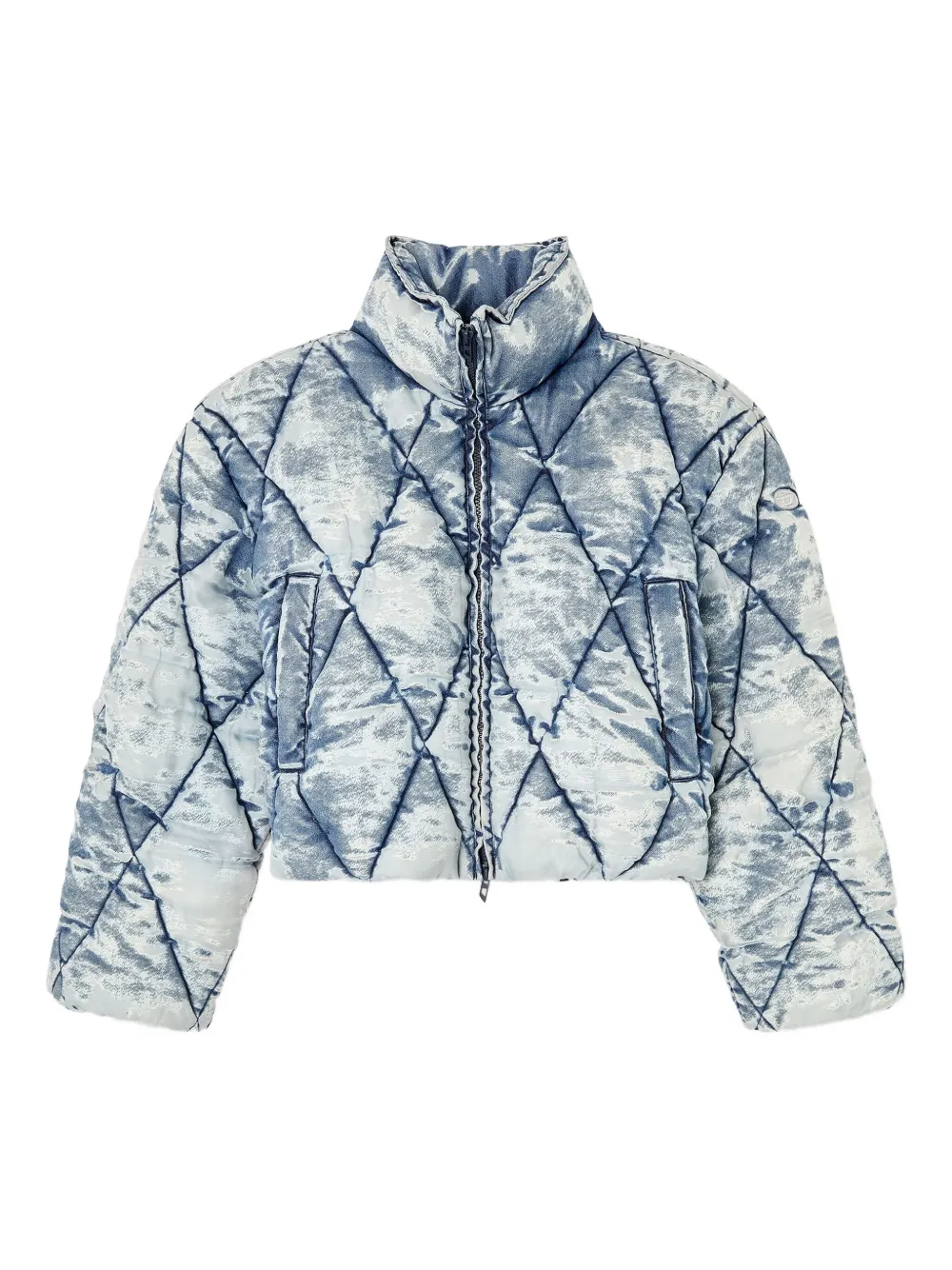 Стеганый пуховик Diesel, синий
Стеганый пуховик Diesel, синий