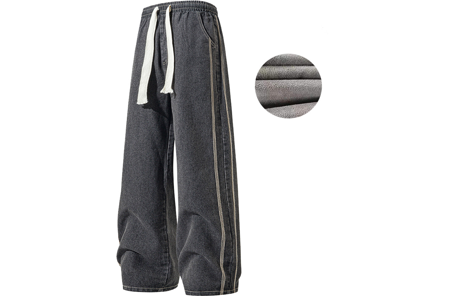 Gr816 Джинсы унисекс, Черный (на флисовой подкладке)
Gr816 Джинсы унисекс, Черный (на флисовой подкладке)