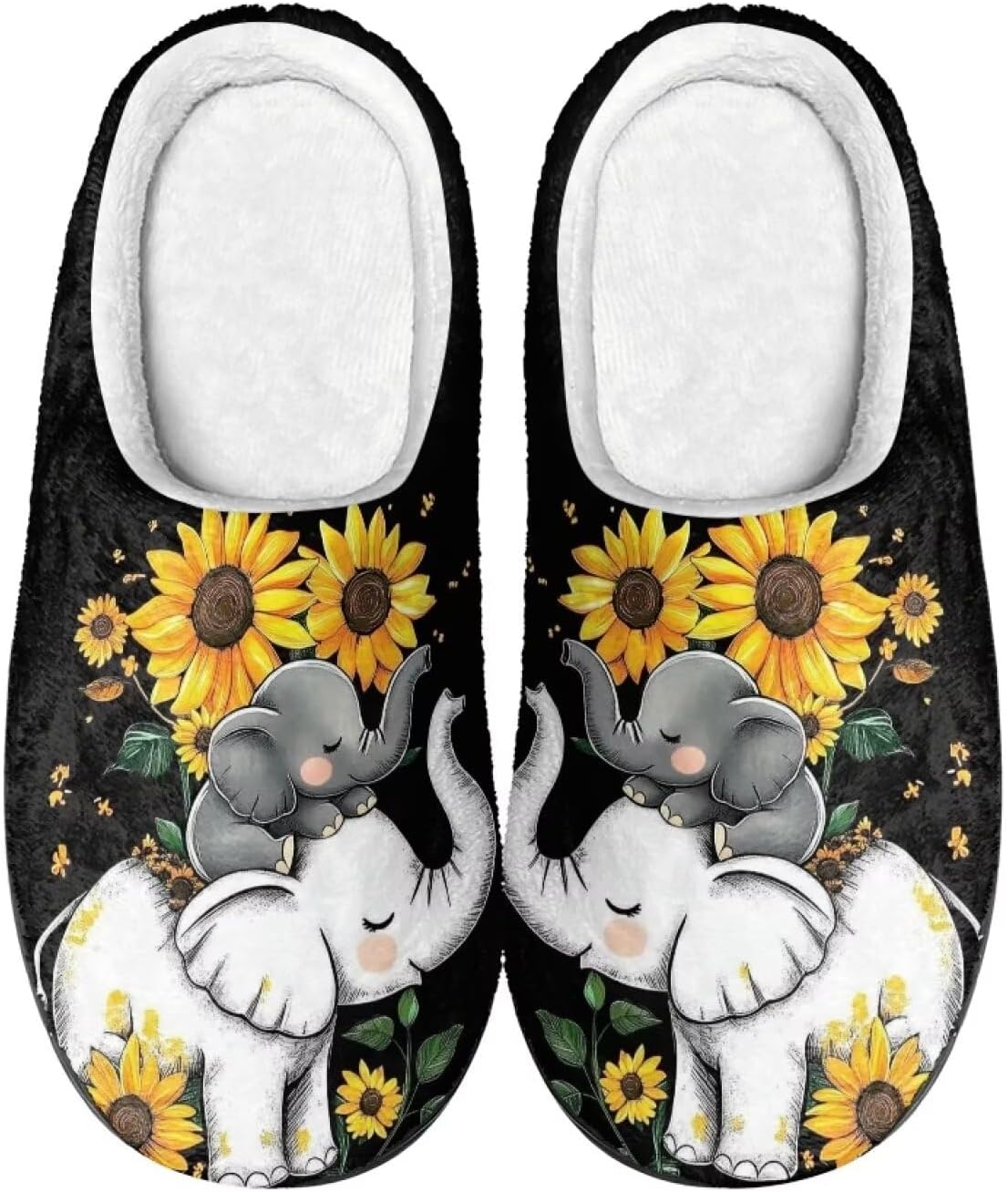 Домашние тапочки Xpyiqun мягкие плюшевые теплые зимние тапочки для мужчин и женщин, размер 4-12, Elephant Sunflower
Домашние тапочки Xpyiqun мягкие плюшевые теплые зимние тапочки для мужчин и женщин, размер 4-12, Elephant Sunflower
