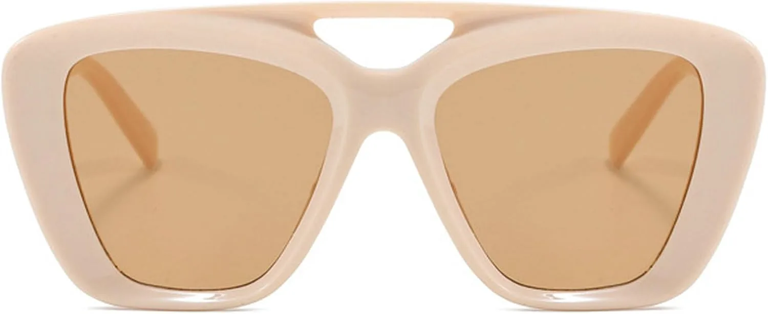 Крупные винтажные квадратные солнцезащитные очки для женщин, модные очки с нерегулярным градиентом, стильные солнцезащитные очки с двойным лучом mincl, C4
Крупные винтажные квадратные солнцезащитные очки для женщин, модные очки с нерегулярным градиентом, стильные солнцезащитные очки с двойным лучом mincl, C4