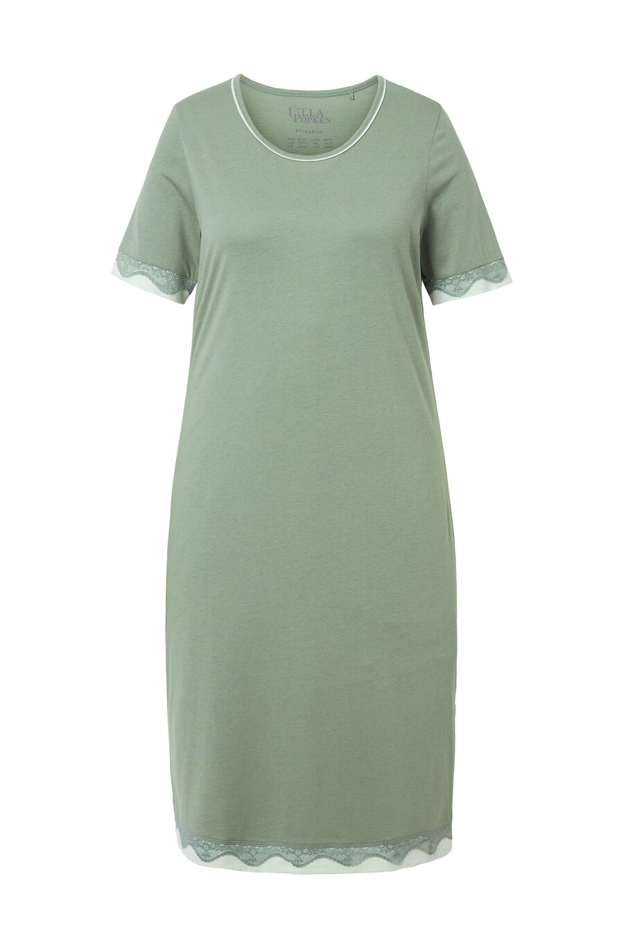 Ночная рубашка Ulla Popken, пастельный зеленый
Ночная рубашка Ulla Popken, пастельный зеленый