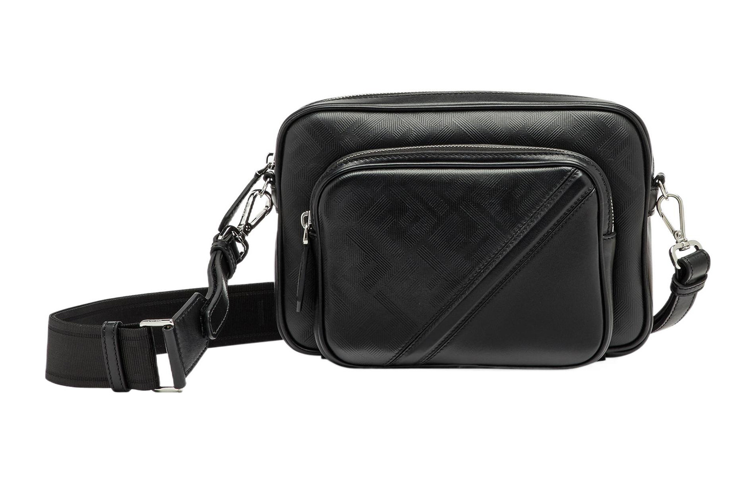 Сумка через плечо из телячьей кожи, средняя, мужская, черная FENDI
Сумка через плечо из телячьей кожи, средняя, мужская, черная FENDI