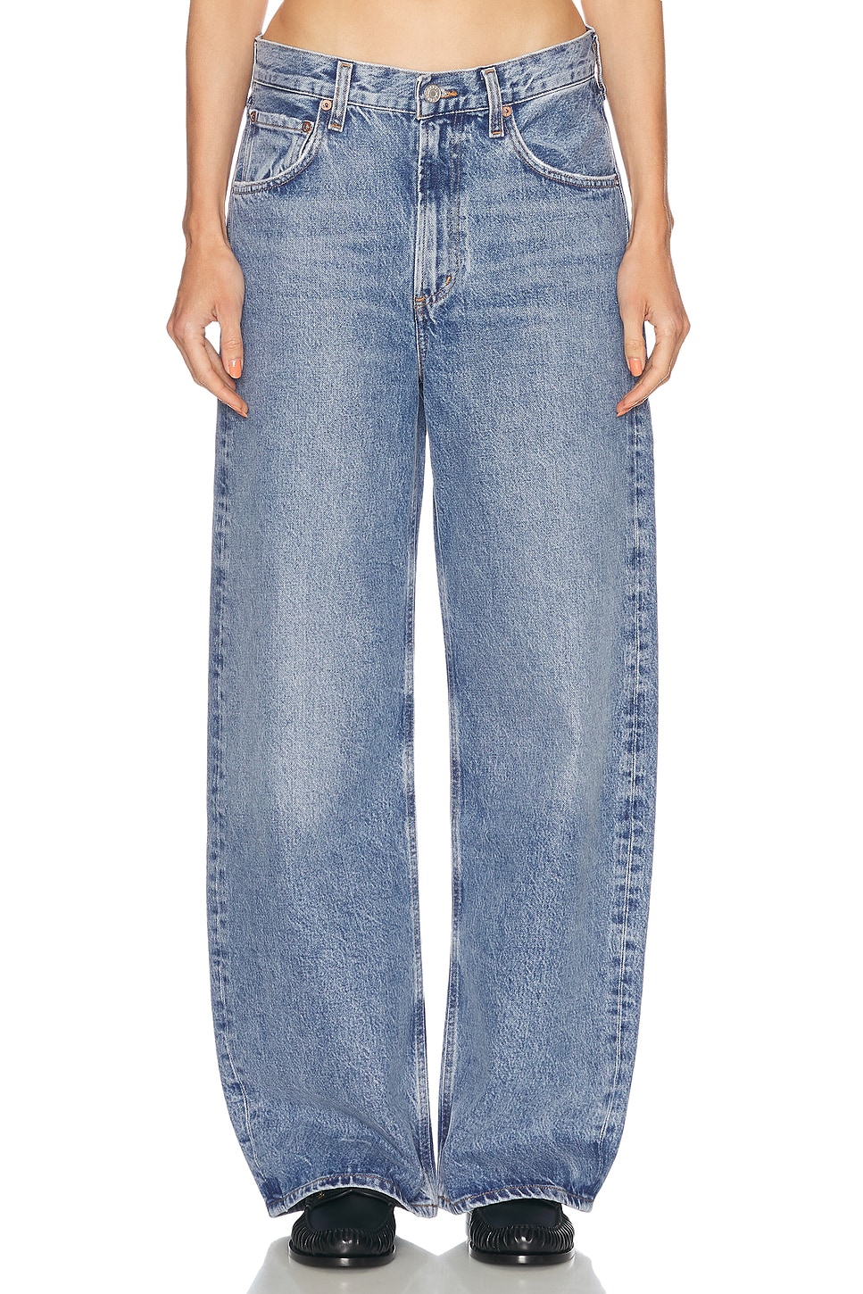 Джинсы с низкой посадкой Agolde, Fairway
Джинсы с низкой посадкой Agolde, Fairway