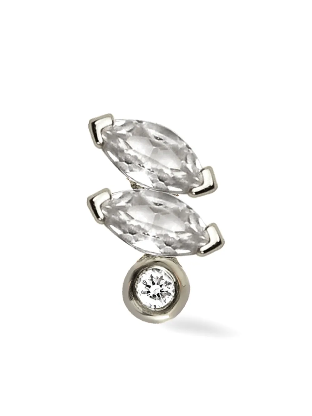 Серьга Veto из белого золота с бриллиантами и сапфирами Lark & Berry, серебяный
Серьга Veto из белого золота с бриллиантами и сапфирами Lark & Berry, серебяный