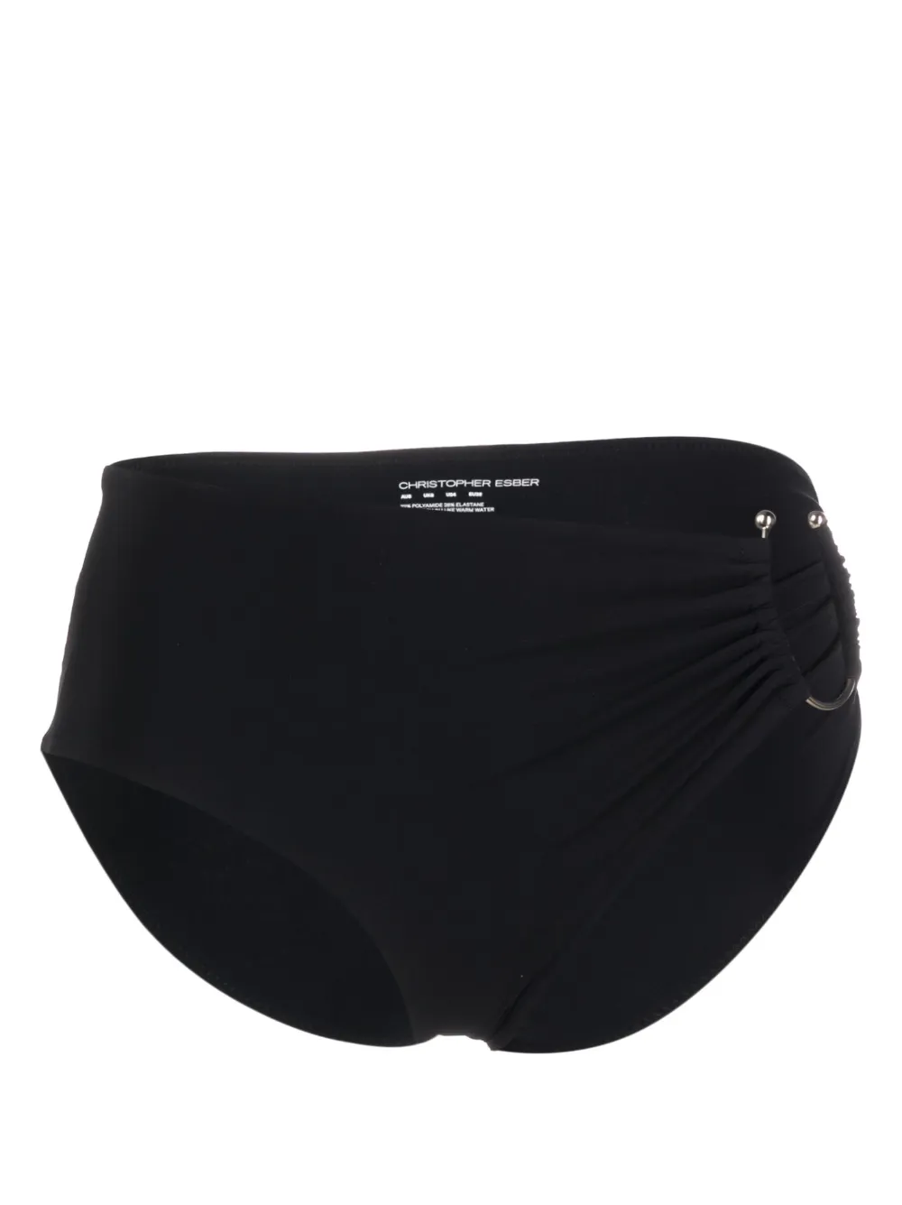 Плавки бикини с вырезами Christopher Esber, черный
Плавки бикини с вырезами Christopher Esber, черный