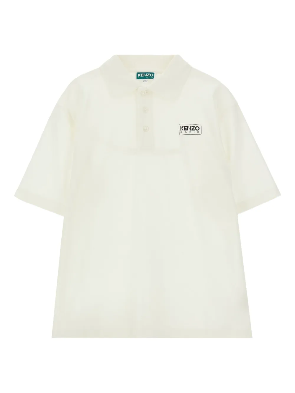Поло из пике с принтом-логотипом Kenzo Kids, белый
Поло из пике с принтом-логотипом Kenzo Kids, белый