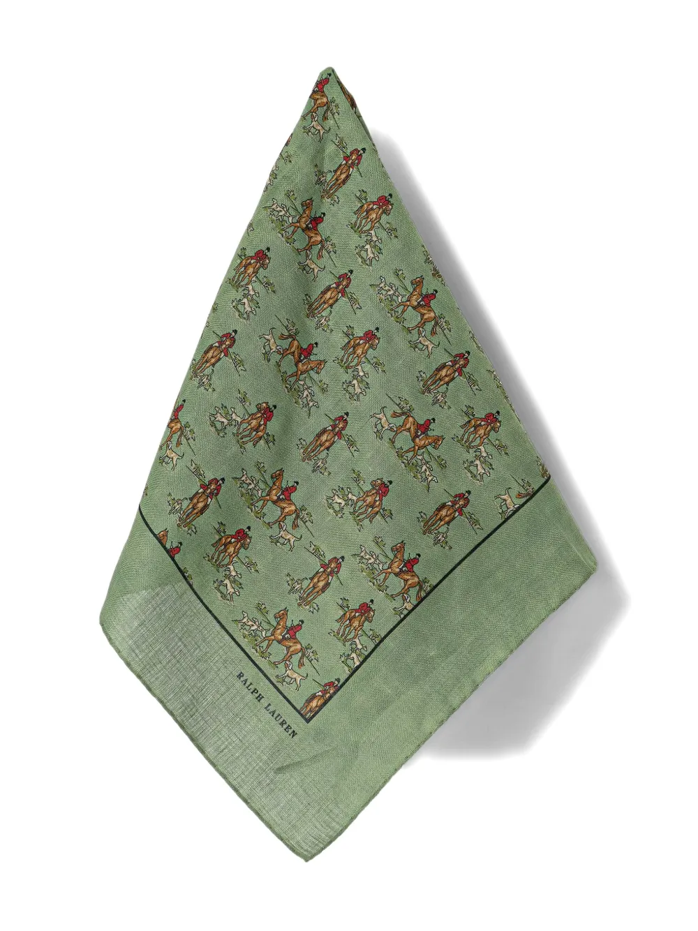 Льняная бандана с конным принтом Polo Ralph Lauren, зеленый
Льняная бандана с конным принтом Polo Ralph Lauren, зеленый