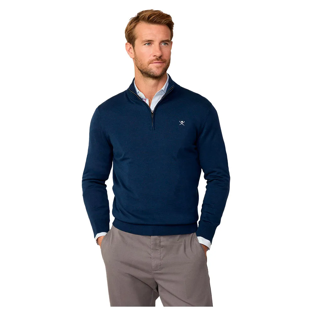 Свитер Hackett Cotton Silk Hzip half zip, синий
Свитер Hackett Cotton Silk Hzip half zip, синий