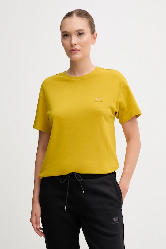 Хлопковая футболка S-Nina Napapijri, желтый
Хлопковая футболка S-Nina Napapijri, желтый