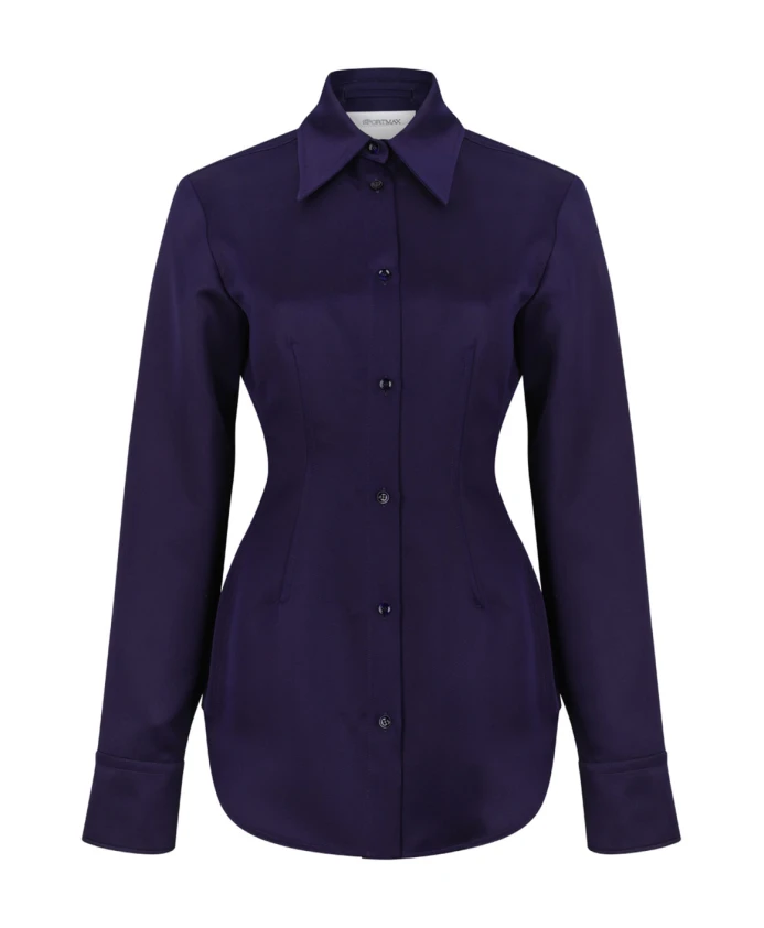 Приталенная рубашка Bacino1234 Sportmax, фиолетовый
Приталенная рубашка Bacino1234 Sportmax, фиолетовый