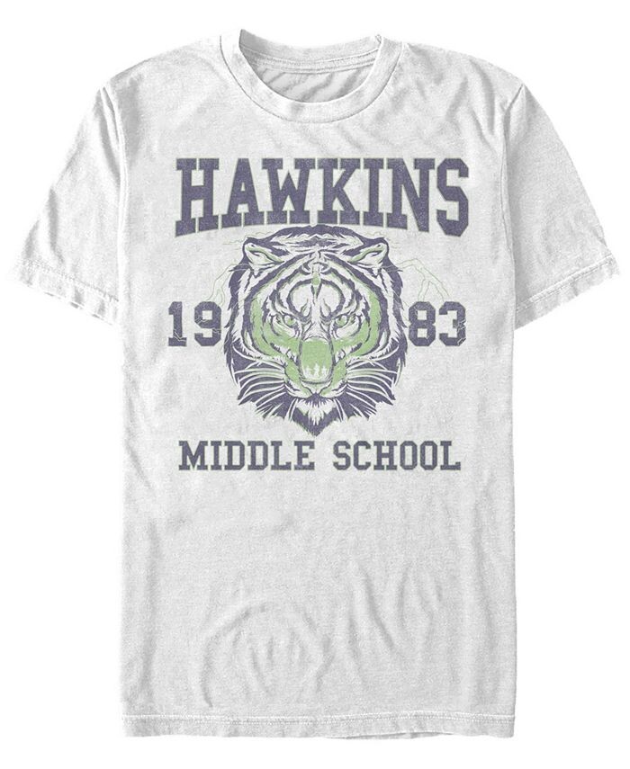 Мужская футболка с короткими рукавами "Очень странные дела" Hawkins Middle School 1983 Tiger Fifth Sun, белый
Мужская футболка с короткими рукавами "Очень странные дела" Hawkins Middle School 1983 Tiger Fifth Sun, белый