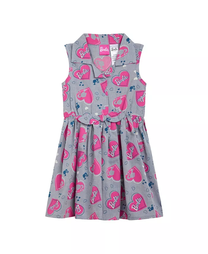 Детское платье из шамбре Barbie, синий
Детское платье из шамбре Barbie, синий