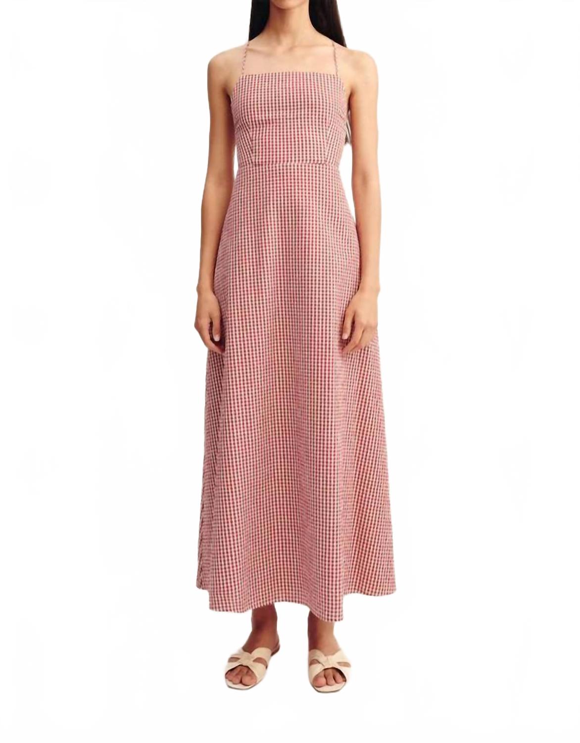 Лори Платье в красную клетку POSSE
Лори Платье в красную клетку POSSE