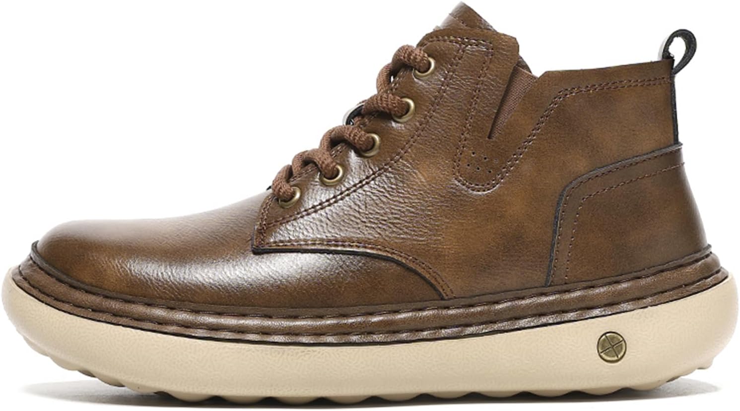 Мужские ботинки на щиколотку Arts Fu Fu с круглым носком, повседневные, с ручной прошивкой, винтажные, противоскользящие, из натуральной кожи, для походов, коричневый
Мужские ботинки на щиколотку Arts Fu Fu с круглым носком, повседневные, с ручной прошивкой, винтажные, противоскользящие, из натуральной кожи, для походов, коричневый