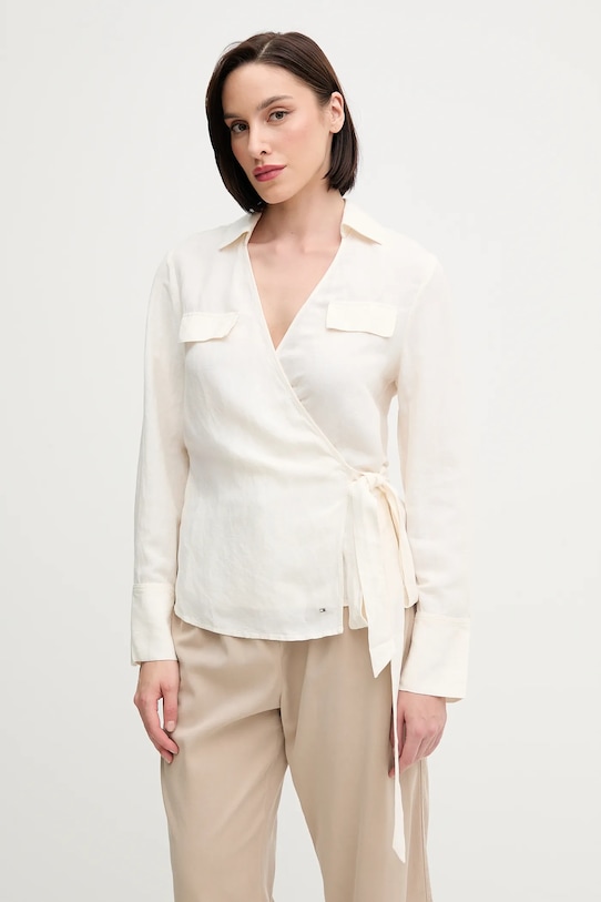 Льняная рубашка Tommy Hilfiger, бежевый
Льняная рубашка Tommy Hilfiger, бежевый