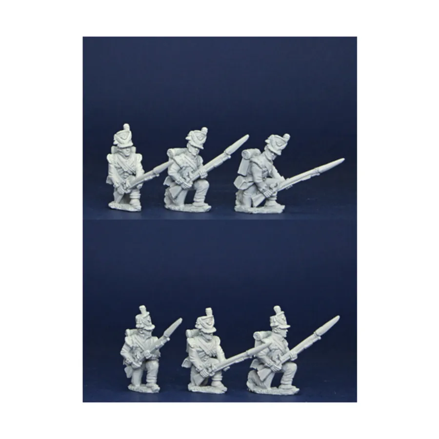 Смешанная британская легкая рота в бельгийском кивере, на коленях, обороняющаяся, Napoleonics - British (28mm) (Front Rank Miniatures)
Смешанная британская легкая рота в бельгийском кивере, на коленях, обороняющаяся, Napoleonics - British (28mm) (Front Rank Miniatures)