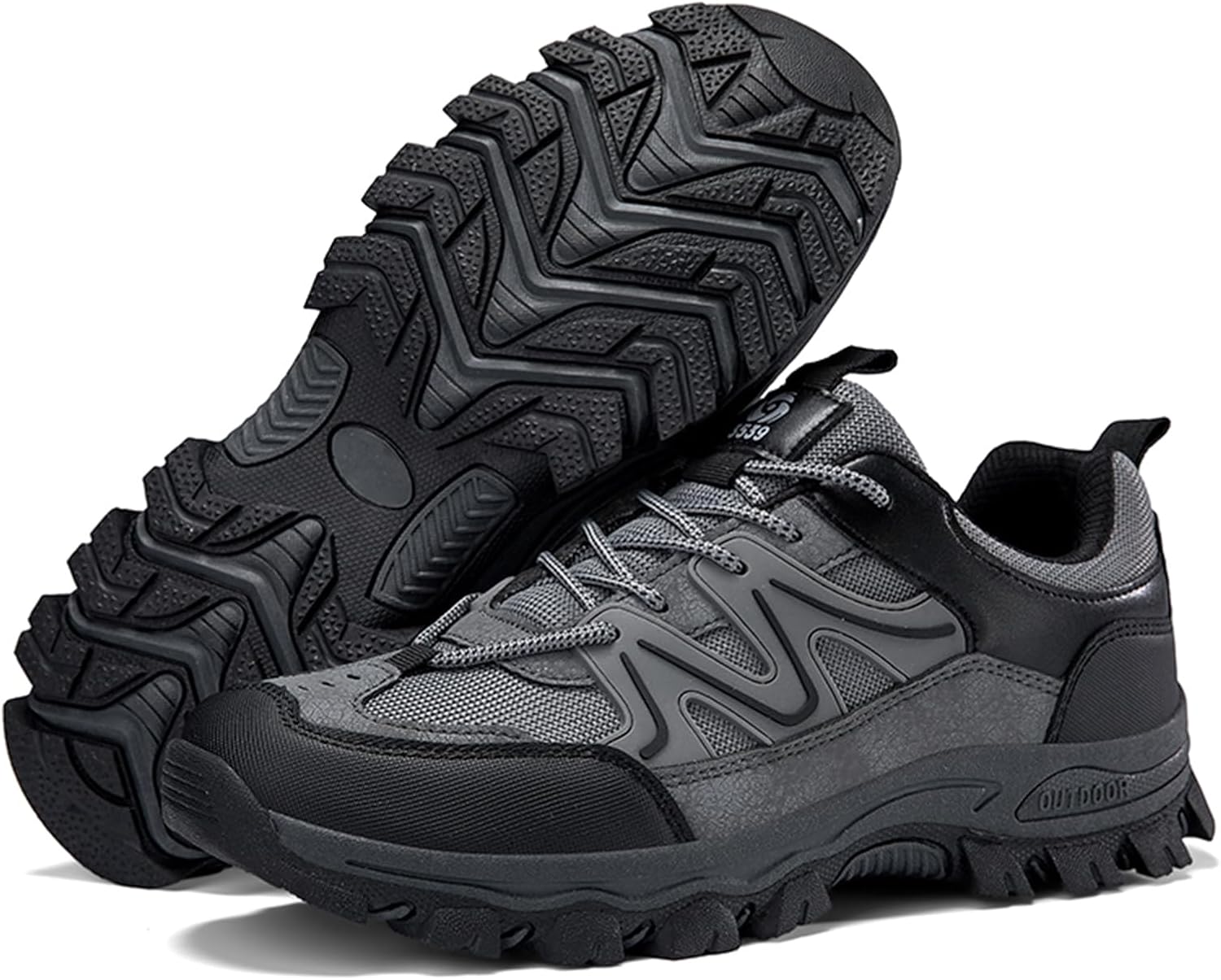 Мужские дышащие походные кроссовки на шнуровке с нескользящей подошвой, округлый носок, толстая подошва, износостойкие и удобные повседневные спортивные обувь, подходящие для пеших походов, альпинизма и кемпинга Qaoterod, серый
Мужские дышащие походные кроссовки на шнуровке с нескользящей подошвой, округлый носок, толстая подошва, износостойкие и удобные повседневные спортивные обувь, подходящие для пеших походов, альпинизма и кемпинга Qaoterod, серый
