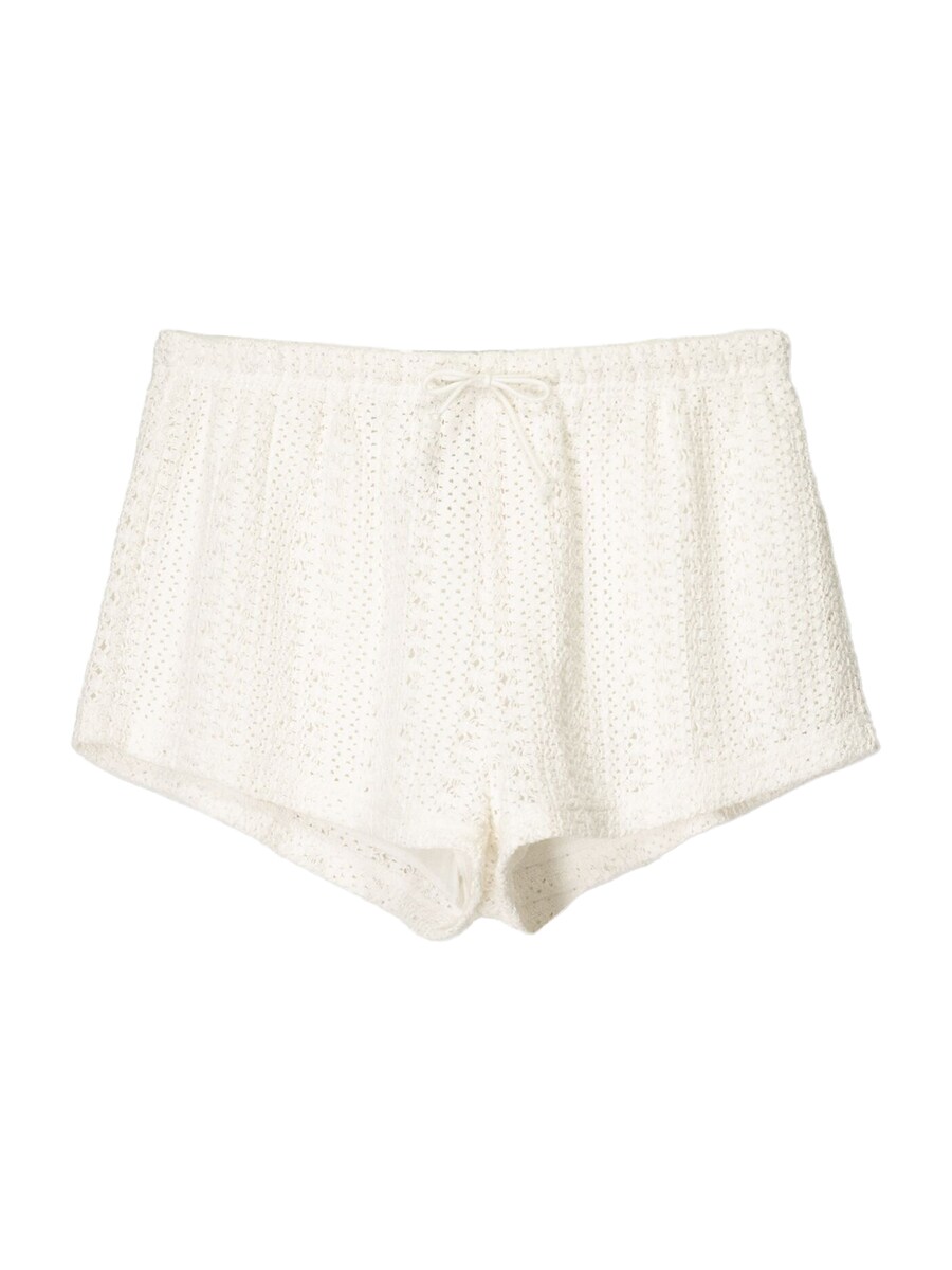 Обычные брюки Bershka, экрю
Обычные брюки Bershka, экрю