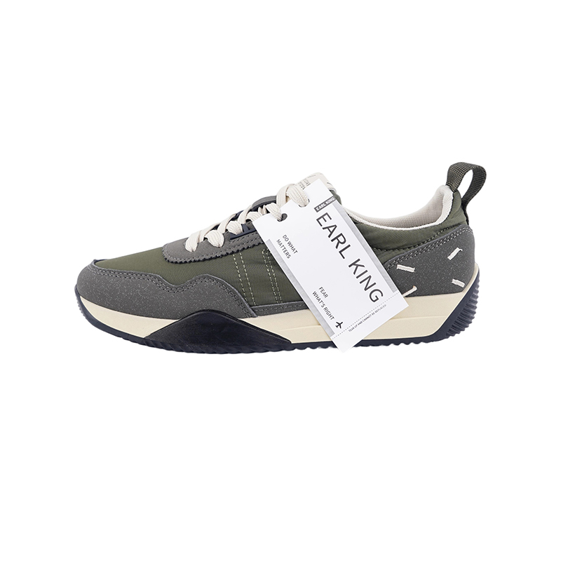 Амортизирующие, износостойкие, низкие повседневные туфли для мужчин Earl king, Green 
Амортизирующие, износостойкие, низкие повседневные туфли для мужчин Earl king, Green