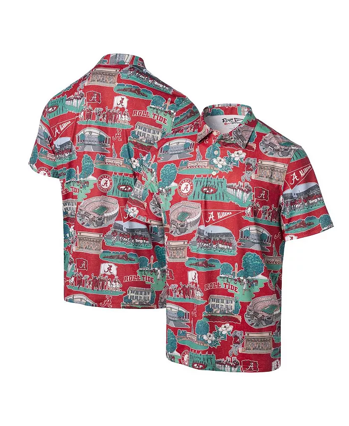 Мужская поло с принтом Alabama Crimson Tide в малиновом цвете Reyn Spooner
Мужская поло с принтом Alabama Crimson Tide в малиновом цвете Reyn Spooner