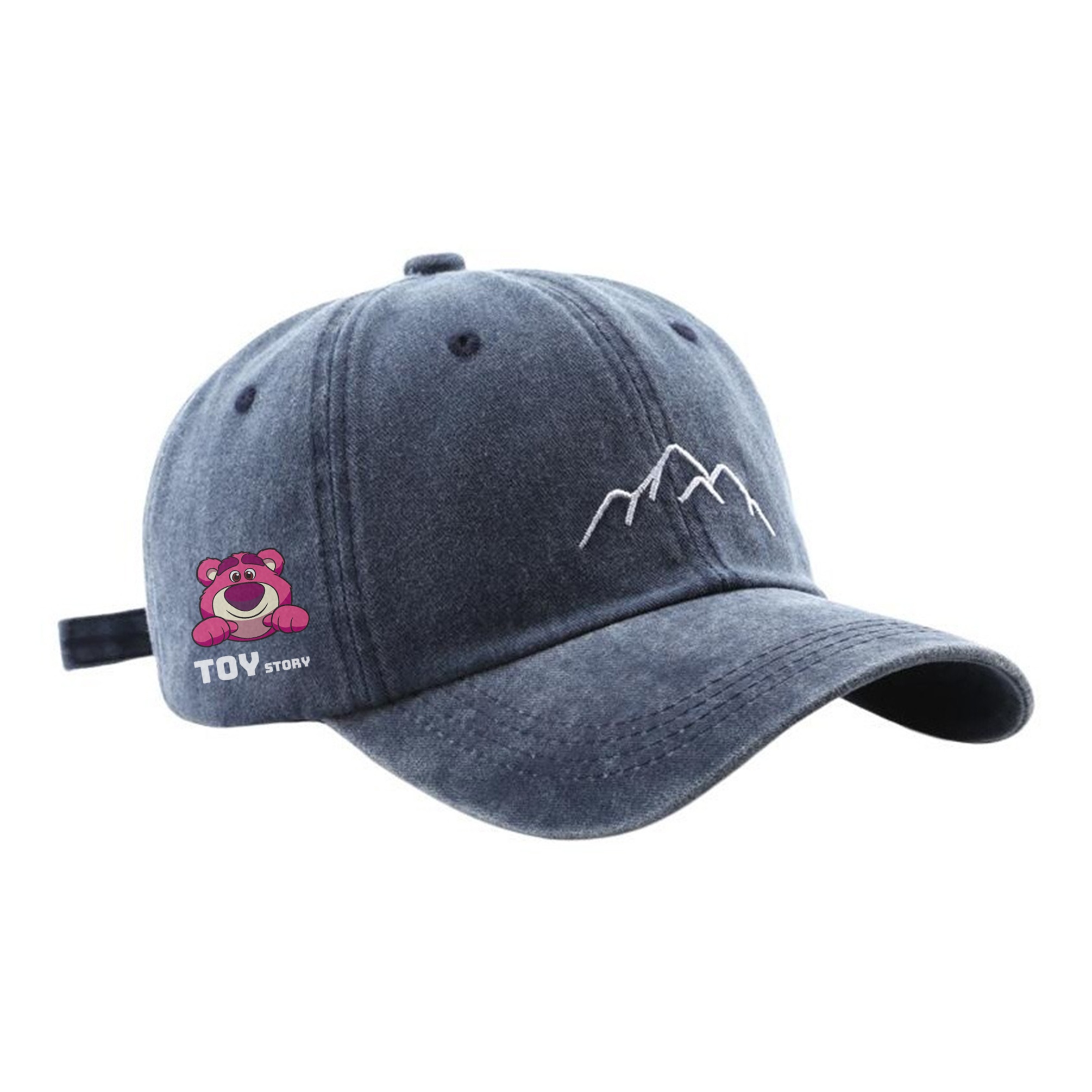 Disney Бейсболка хлопковая унисекс серии Strawberry Bear, Navy Blue 
Disney Бейсболка хлопковая унисекс серии Strawberry Bear, Navy Blue