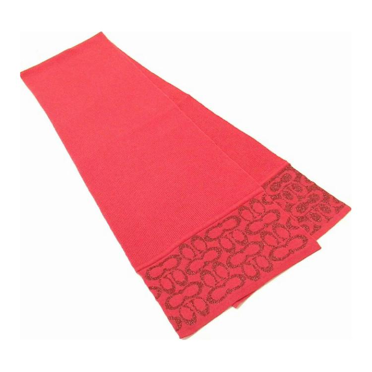 Шерстяной вязаный шарф Women's COACH, красный
Шерстяной вязаный шарф Women's COACH, красный