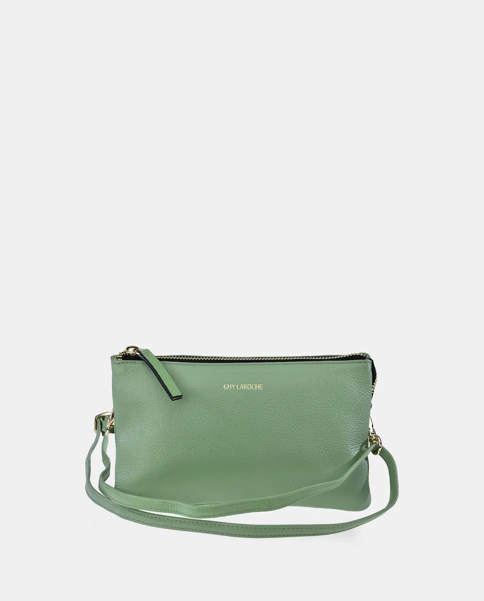 Прямоугольный кожаный кросс-боди Guy Laroche, зеленый
Прямоугольный кожаный кросс-боди Guy Laroche, зеленый