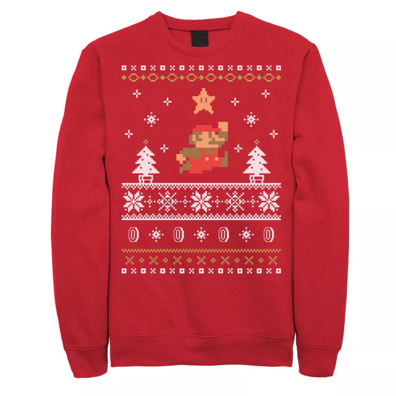 Мужская рождественская толстовка Nintendo Super Mario Mario Snow Level Ugly Christmas Licensed Character
Мужская рождественская толстовка Nintendo Super Mario Mario Snow Level Ugly Christmas Licensed Character
