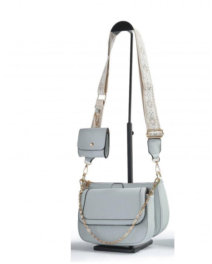 Комплект 3 в 1 кошелька для монет с двумя сумками через плечо JFY, серый
Комплект 3 в 1 кошелька для монет с двумя сумками через плечо JFY, серый