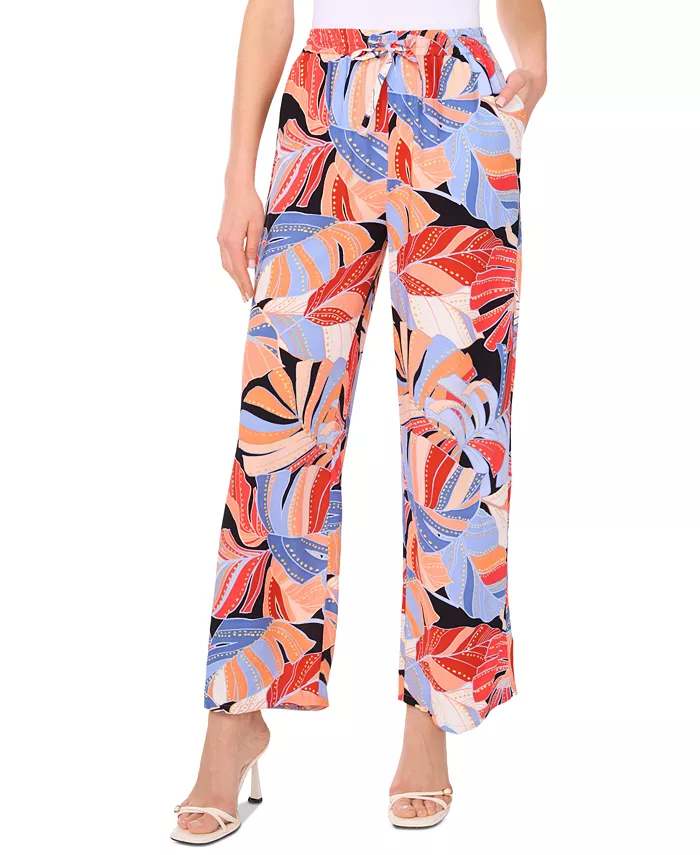 Женские брюки с тропическим принтом, широкие, на завязках, размеры XS-3X Vince Camuto, синий
Женские брюки с тропическим принтом, широкие, на завязках, размеры XS-3X Vince Camuto, синий