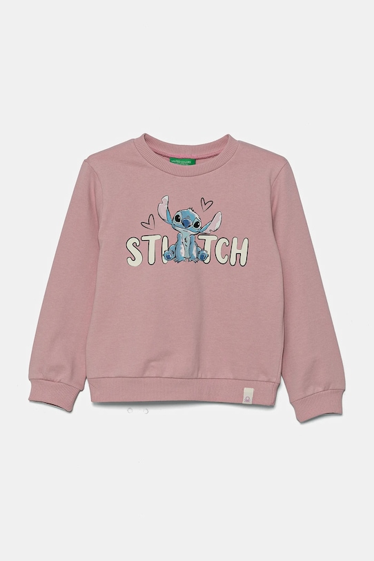 Детская хлопковая толстовка x Disney United Colors Of Benetton, розовый
Детская хлопковая толстовка x Disney United Colors Of Benetton, розовый