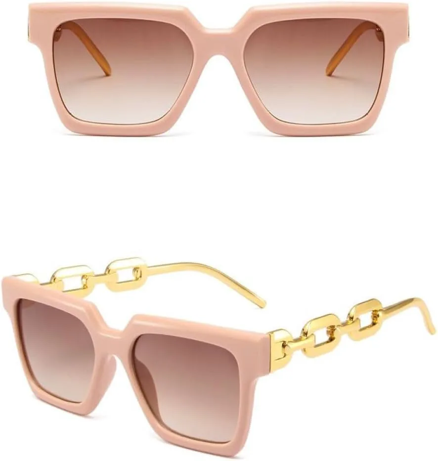 Модные солнцезащитные очки для женщин с металлической цепочкой, винтажные, большие, в крупной оправе, черные, с защитой от УФ-излучения UV400 MTZJH, Pink
Модные солнцезащитные очки для женщин с металлической цепочкой, винтажные, большие, в крупной оправе, черные, с защитой от УФ-излучения UV400 MTZJH, Pink