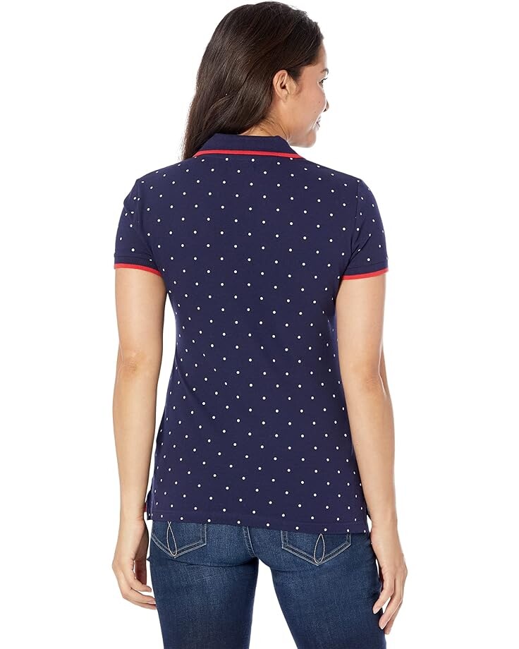 Поло U.S. POLO ASSN. Dot Print Pique Polo Shirt, цвет Evening Blue
Поло U.S. POLO ASSN. Dot Print Pique Polo Shirt, цвет Evening Blue