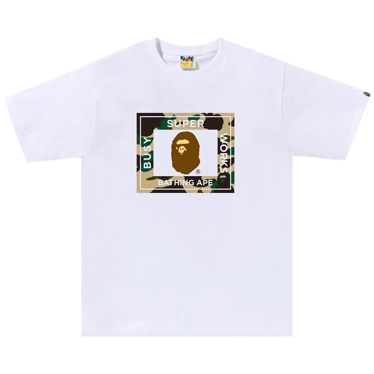 Футболка BAPE 1st Camo Super Busy Works Tee, White
Футболка BAPE 1st Camo Super Busy Works Tee, White