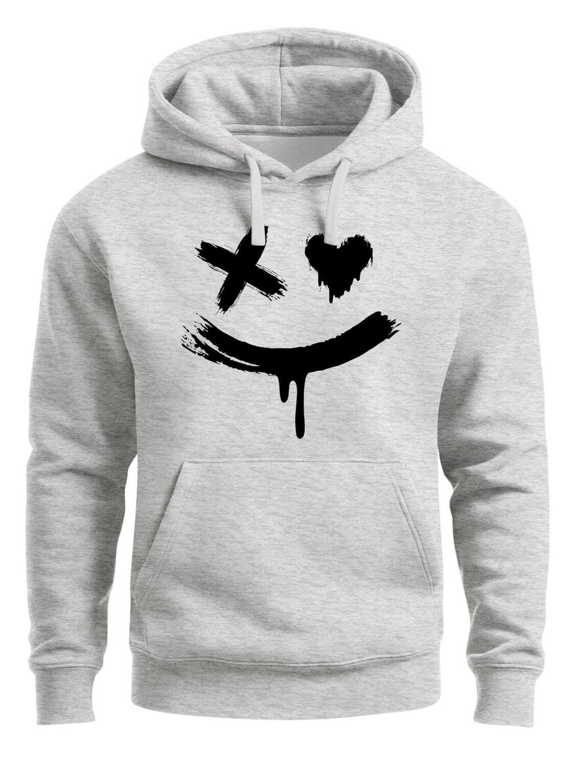 Neverless Толстовка 'Creepy Smile' в светло-сером цвете
Neverless Толстовка 'Creepy Smile' в светло-сером цвете