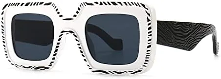 Модные винтажные квадратные солнцезащитные очки большого размера для женщин и мужчин, с крупной оправой, дорожные солнцезащитные очки UV400 MTZJH, White Black
Модные винтажные квадратные солнцезащитные очки большого размера для женщин и мужчин, с крупной оправой, дорожные солнцезащитные очки UV400 MTZJH, White Black