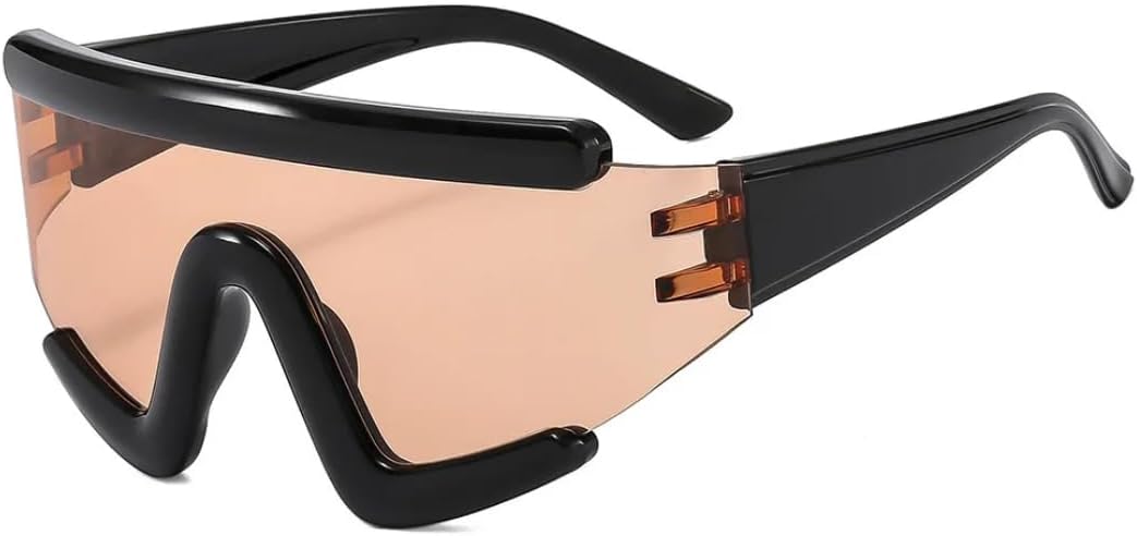 Ретро-роскошные женские солнцезащитные очки в крупной интегрированной оправе, модные, для отдыха, спорта на открытом воздухе, велоспорта, мужские очки с защитой от УФ-излучения UV400 TKKTLLT, Black Light Tea
Ретро-роскошные женские солнцезащитные очки в крупной интегрированной оправе, модные, для отдыха, спорта на открытом воздухе, велоспорта, мужские очки с защитой от УФ-излучения UV400 TKKTLLT, Black Light Tea