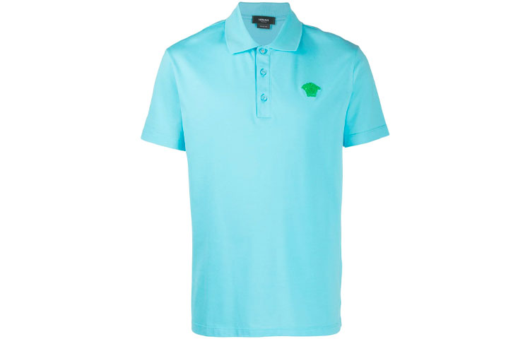 VERSACE Мужская синяя поло, Синий, VERSACE Мужская синяя поло
VERSACE Мужская синяя поло, Синий, VERSACE Мужская синяя поло