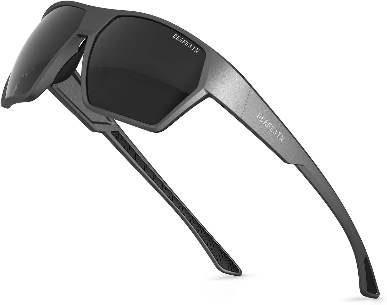 Поляризованные спортивные солнцезащитные очки DEAFRAIN для мужчин и женщин, небьющаяся оправа, для вождения, рыбалки, велоспорта, бега, бейсбола, с защитой от УФ-излучения, Frame: Gun Grey /Color: Black Lens
Поляризованные спортивные солнцезащитные очки DEAFRAIN для мужчин и женщин, небьющаяся оправа, для вождения, рыбалки, велоспорта, бега, бейсбола, с защитой от УФ-излучения, Frame: Gun Grey /Color: Black Lens